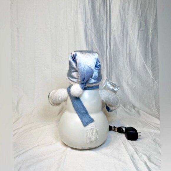 Vintage Y2K 13" Fiber Optic Blow Mold Snowman Christmas Decor - Picture 5 of 7